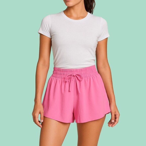 Nordstrom Pants - Suzette Sport Barbie Pink Quick-Dry Shorts | Size M  ✨